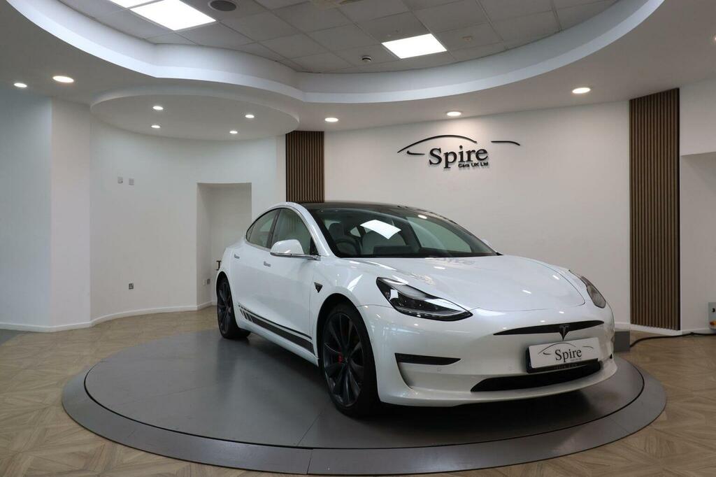 Tesla Model 3 Saloon Dual Motor Performance 4Wde Per White #3
