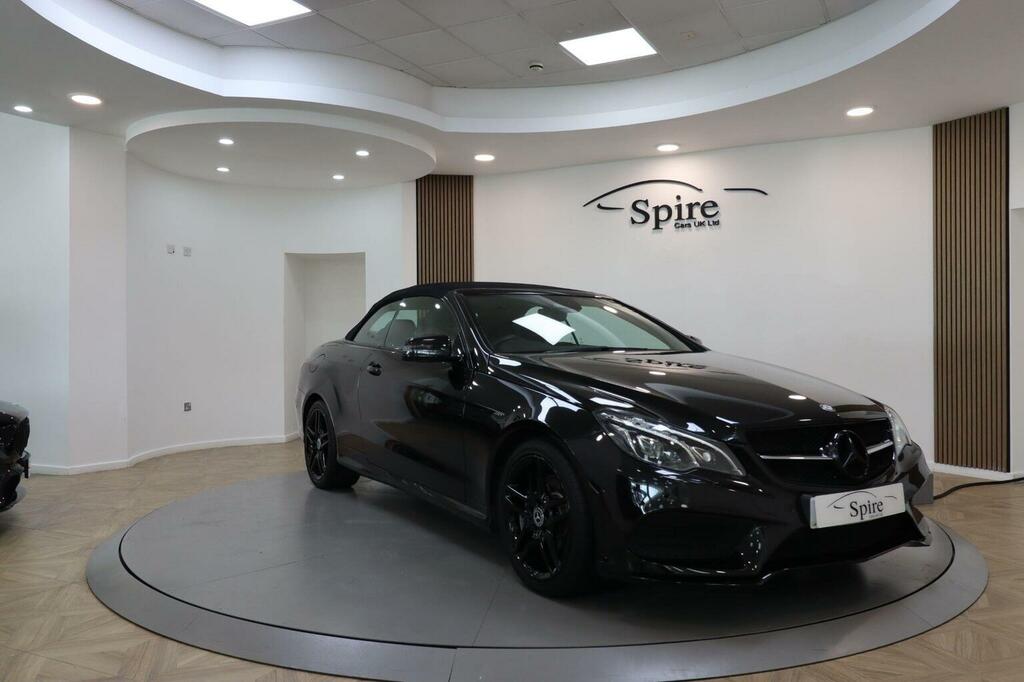 Mercedes-Benz E Class 2.1 E220 Bluetec Amg Line Cabriolet G-tronic Euro Black #3