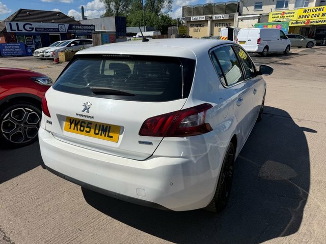 Peugeot 308 Bluehdi Allure Hatchback White #2
