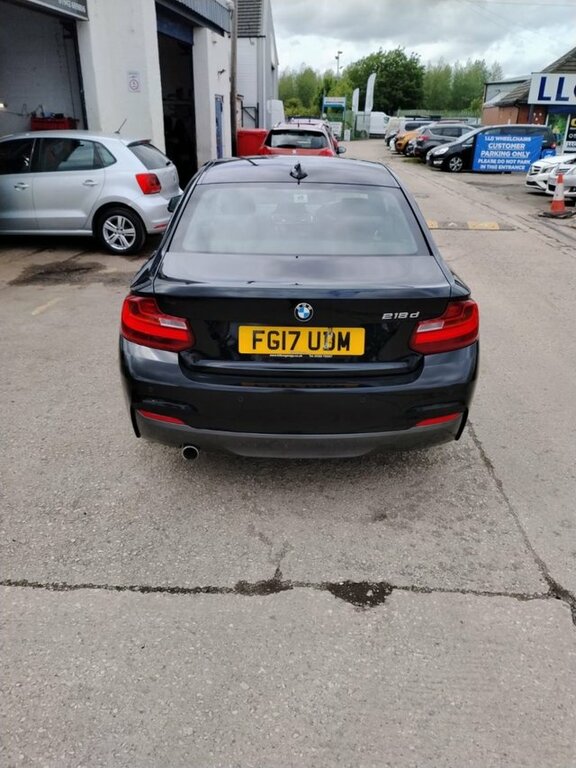 BMW 2 Series Gran Coupe 218D M Sport Coupe FG17UDM Black #4
