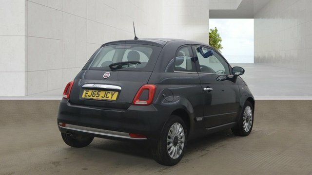 Fiat 500 Lounge Hatchback Black #2