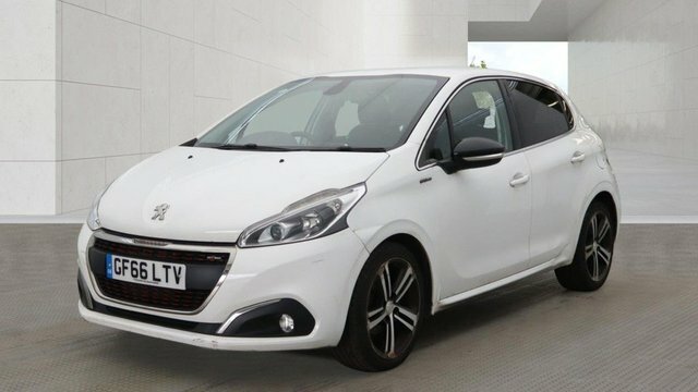 Peugeot 208 Bluehdi Gt Line Hatchback White #2