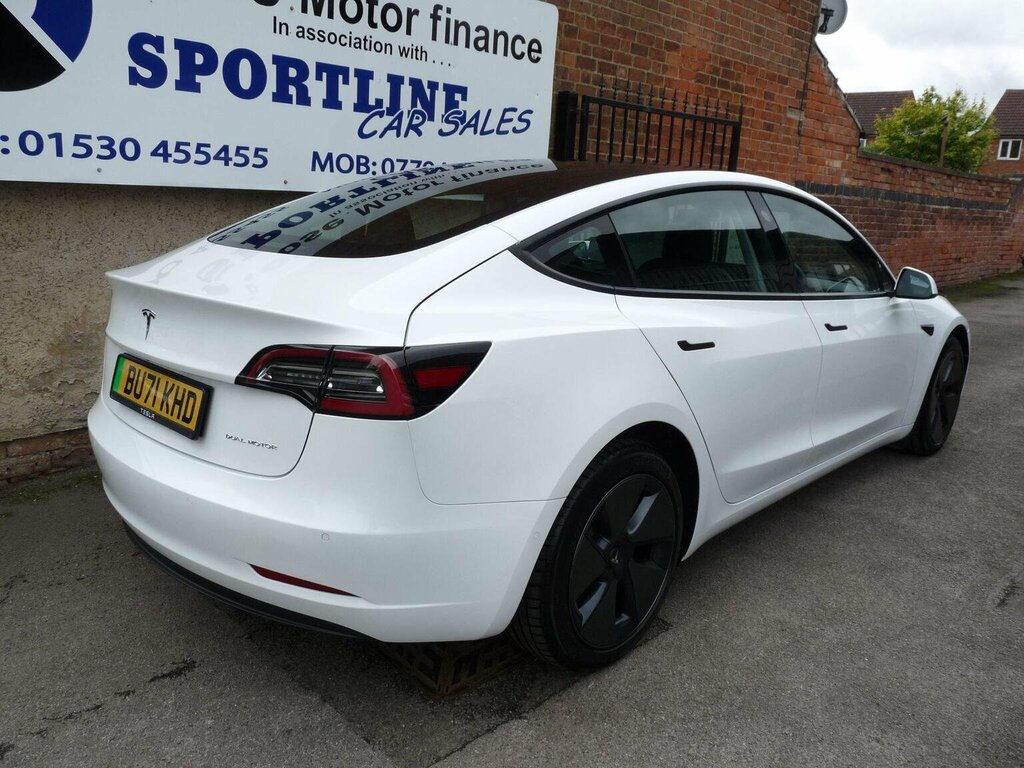 Tesla Model 3 Saloon Dual Motor Long Range 4Wde 2021 BU71KHD White #3