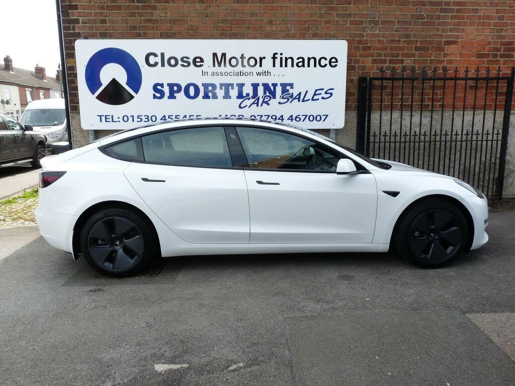 Tesla Model 3 Saloon Dual Motor Long Range 4Wde 2021 YK71TVW White #2