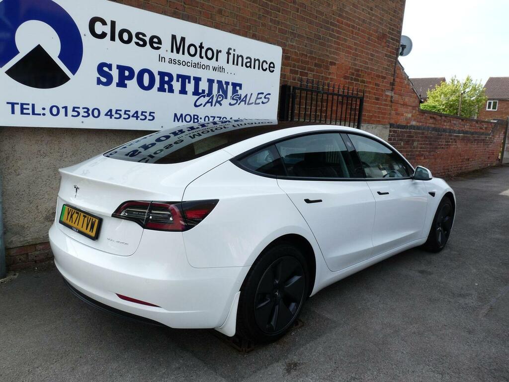 Tesla Model 3 Saloon Dual Motor Long Range 4Wde 2021 YK71TVW White #3