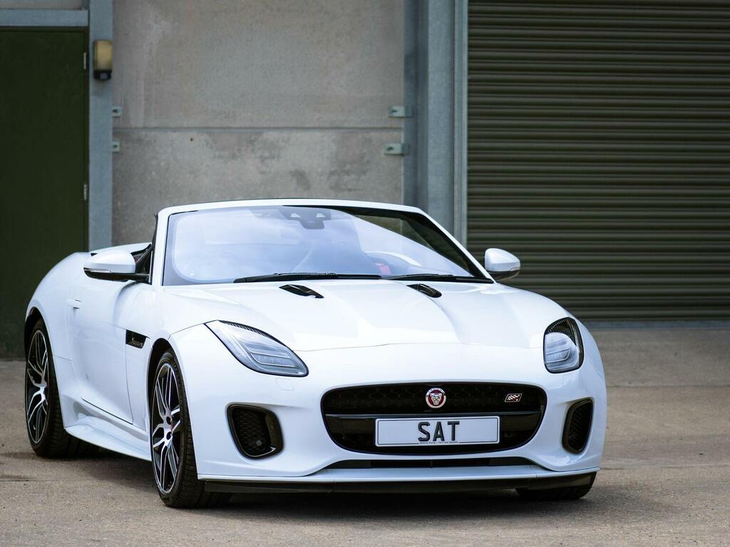 Jaguar F-Type Convertible 3.0 V6 Chequered Flag Euro 6 Ss White #4