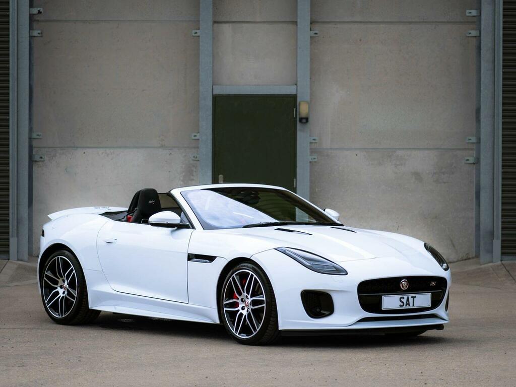 Jaguar F-Type Convertible 3.0 V6 Chequered Flag Euro 6 Ss White