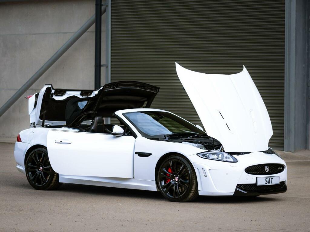 Jaguar XKR-S Xk R-s White #86