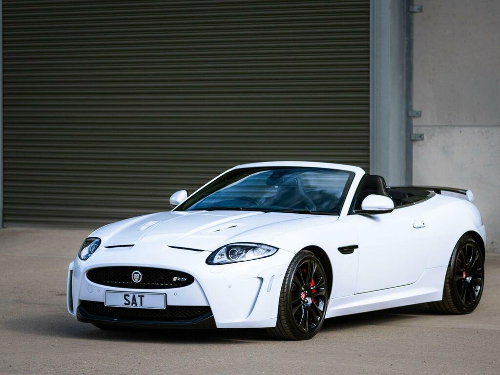 Jaguar XKR-S Xk R-s White #10