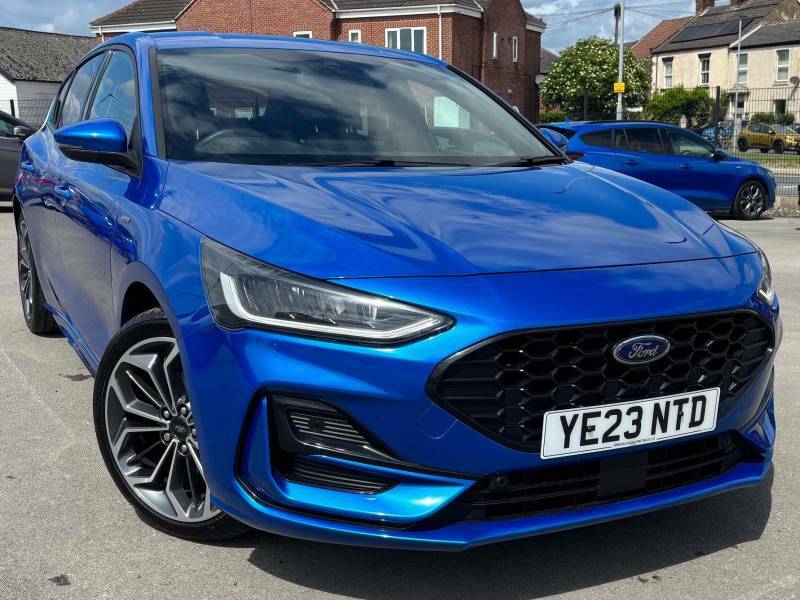 Ford Focus 1.0 Ecoboost St-line X - 2023 23 YE23NTD Blue #3