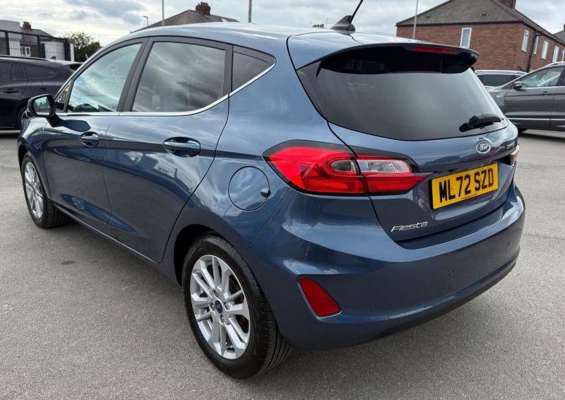 Ford Fiesta 1.0 Ecoboost Titanium - 2022 72 ML72SZD Blue #2