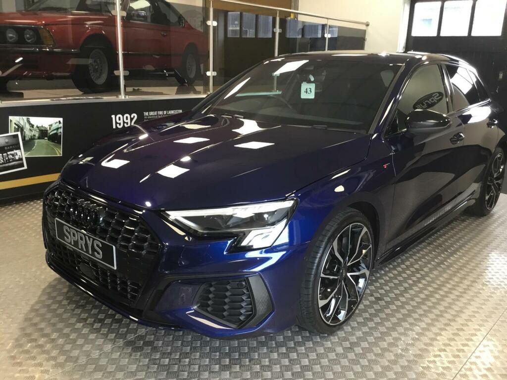 Audi A3 1.5 Tfsi 35 S Line Sportback S Tronic Euro 6 Ss Blue #4