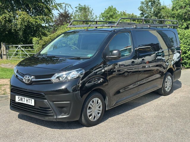 Toyota PROACE Long Panel Van 6Dr Black #3