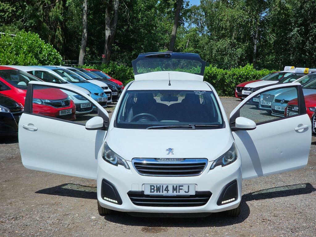 Peugeot 108 1.0 Vti Active Euro 5 Euro 5 BW14MFJ White #3
