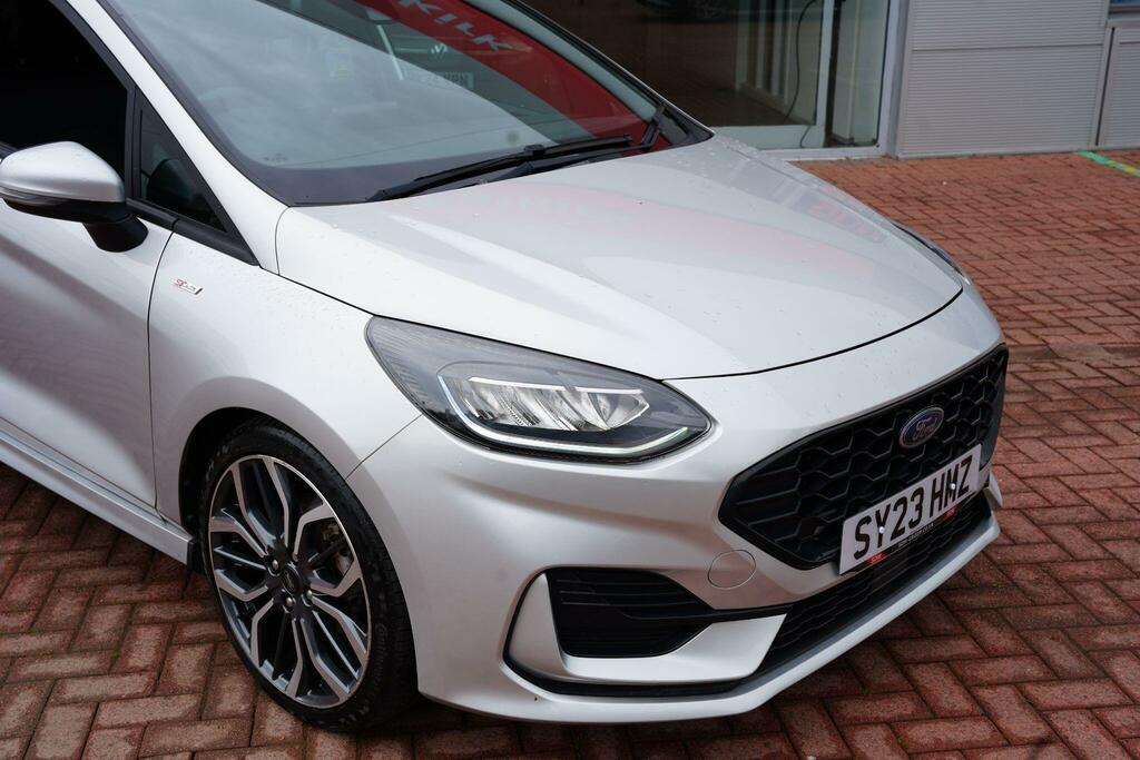 Ford Fiesta 1.0T Ecoboost Mhev St-line X Hatchback SY23HMZ Silver #6