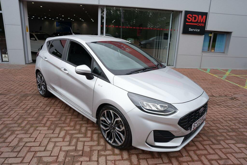 Ford Fiesta 1.0T Ecoboost Mhev St-line X Hatchback SY23HMZ Silver #3