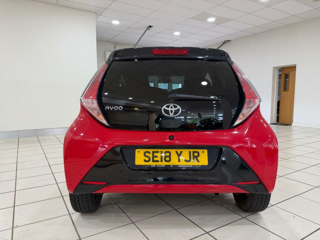 Toyota Aygo 1.0 Vvt-i X-cite 4 Red Bi-tone Hatchback Petro SE18YJR Red #6