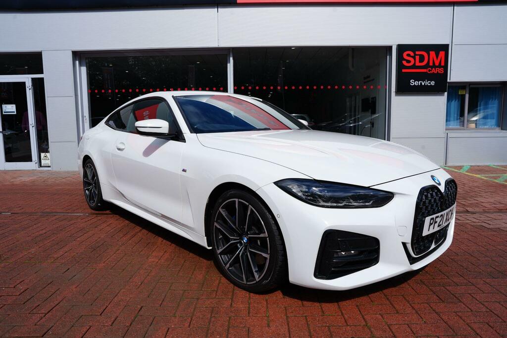 BMW 4 Series Gran Coupe 2.0 420I M Sport Coupe Euro 6 Ss PF21XCV White #5