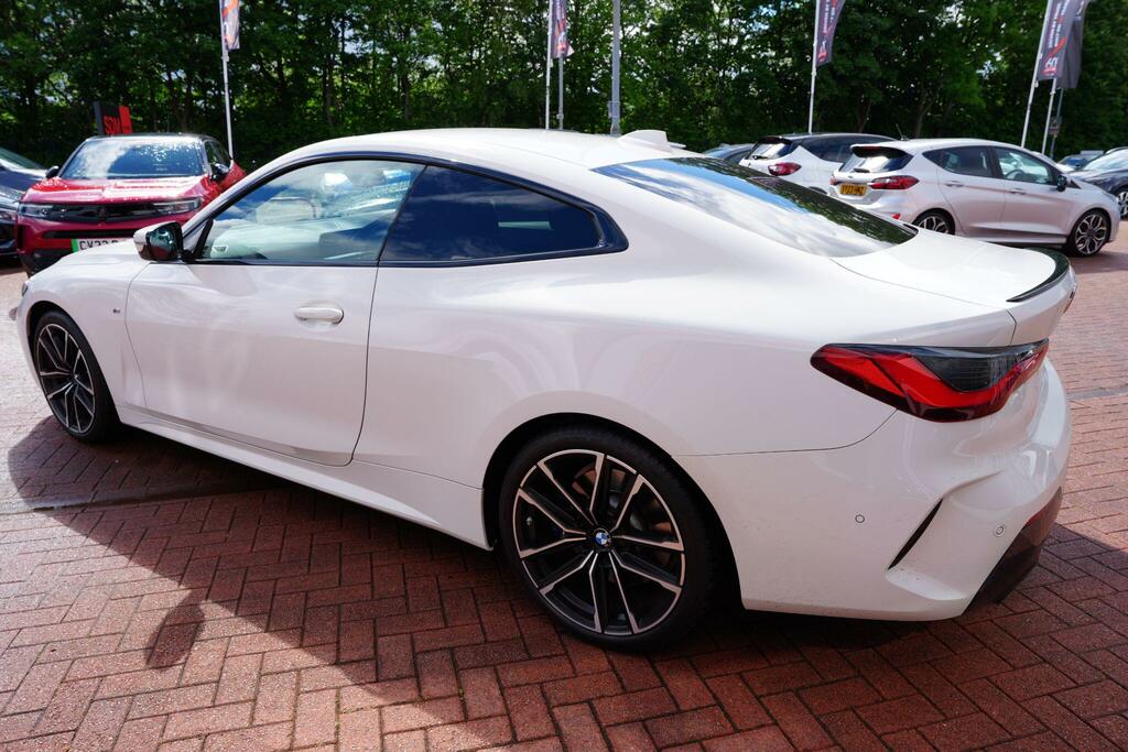 BMW 4 Series Gran Coupe 2.0 420I M Sport Coupe Euro 6 Ss PF21XCV White #3