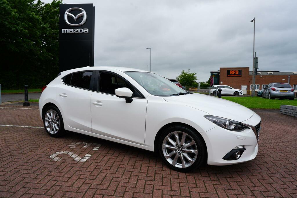 Mazda 3 2.0 Skyactiv-g Sport Nav Hatchback Manu White #5