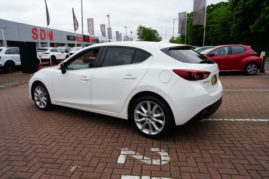 Mazda 3 2.0 Skyactiv-g Sport Nav Hatchback Manu White #4