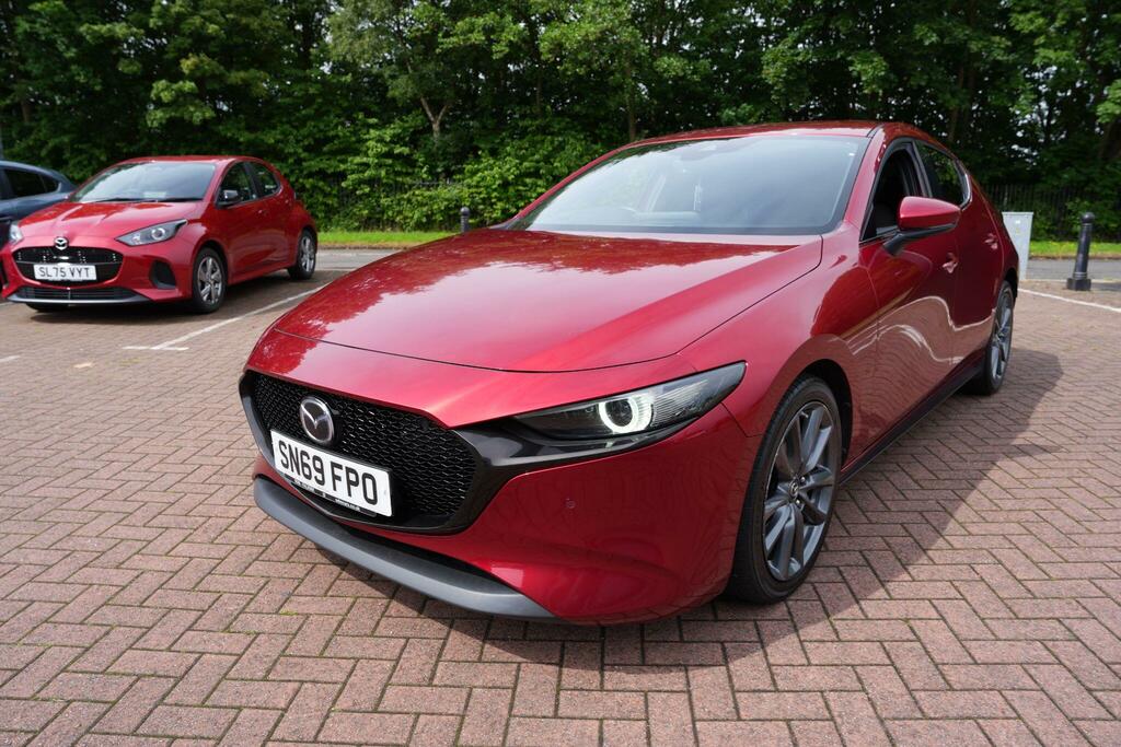 Mazda 3 2.0 Skyactiv-g Mhev Sport Lux Hatchback SN69FPO Red #3