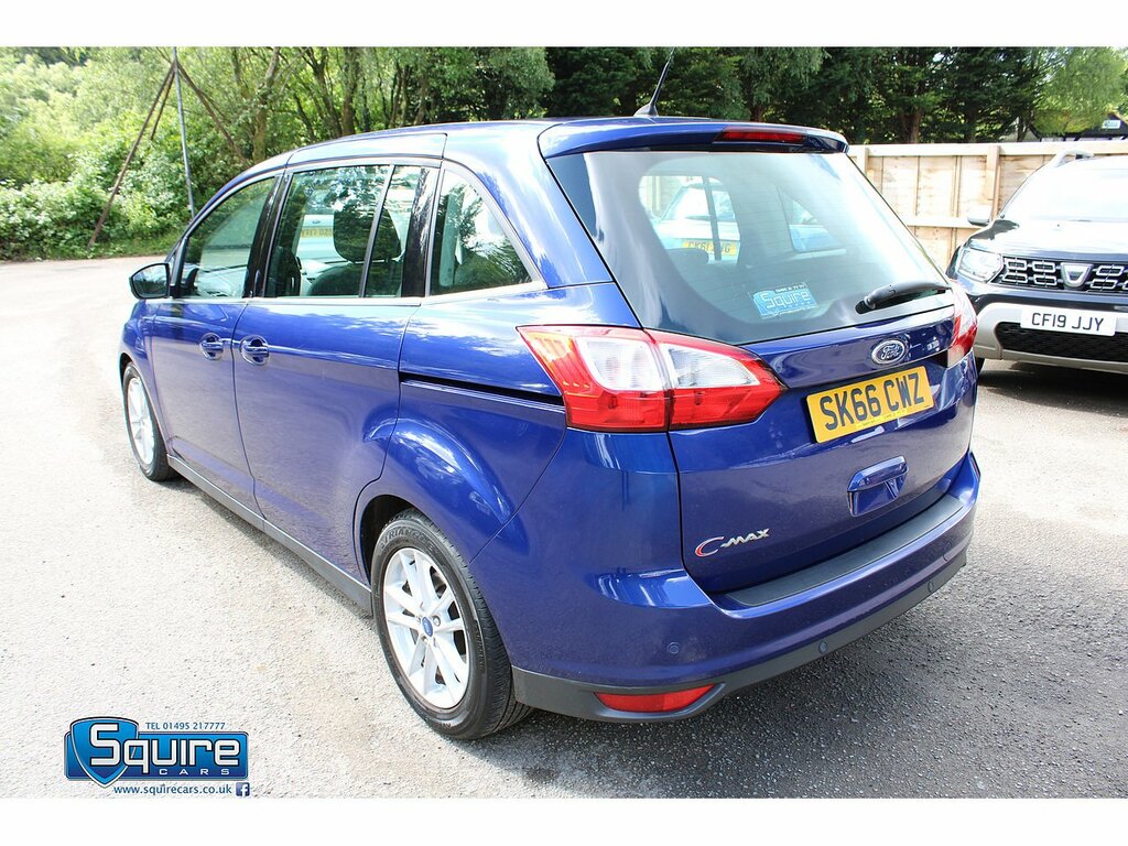 Ford Grand C-Max Tdci Zetec U1562 Ulez SK66CWZ Blue #5