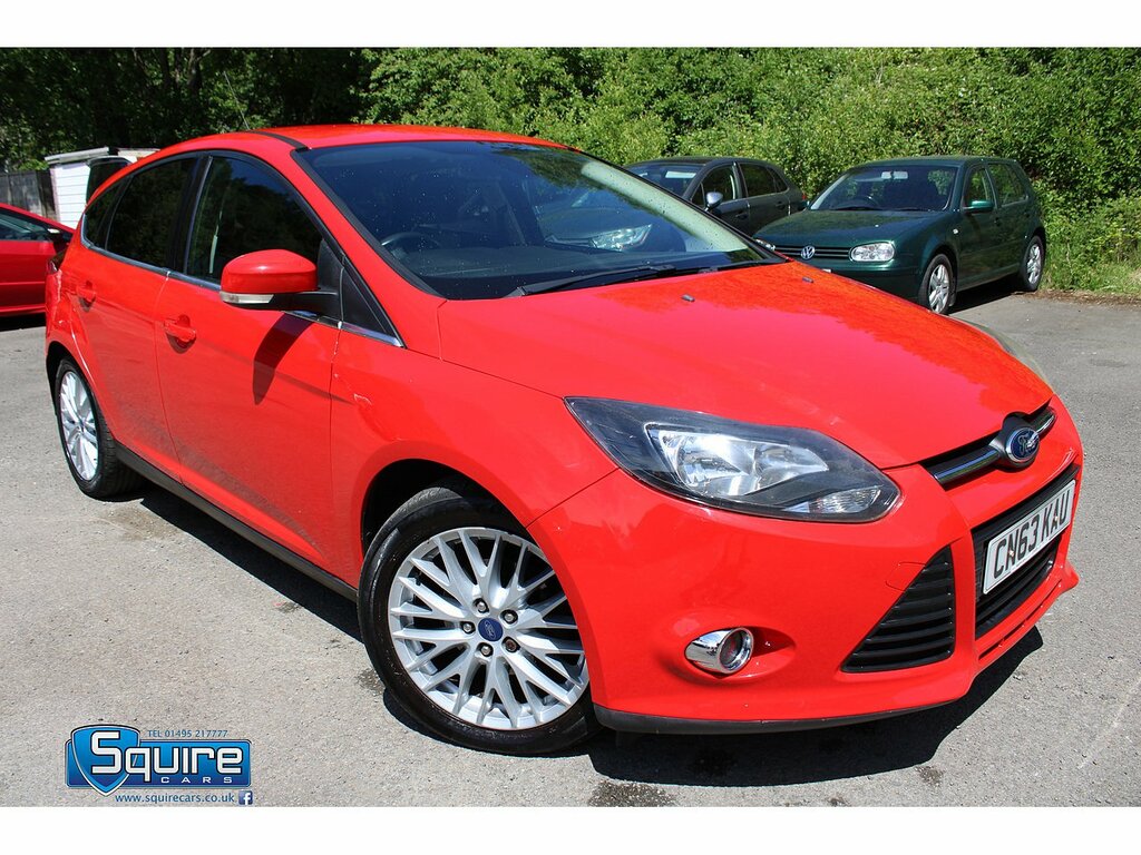 Ford Focus T Ecoboost Zetec U1565 Ulez Red