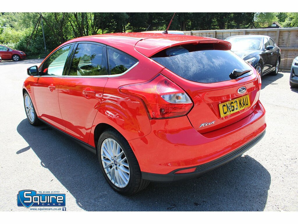 Ford Focus T Ecoboost Zetec U1565 Ulez CN63KAU Red #3
