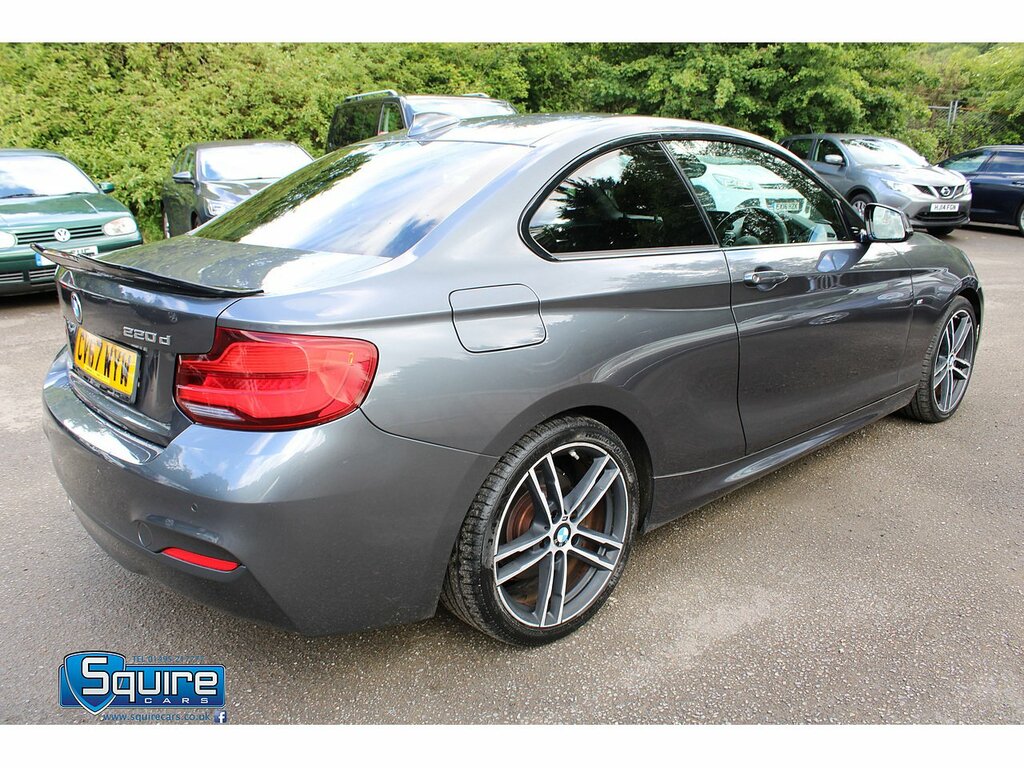BMW 2 Series 220D M Sport U1556 Ulez CV67WYW Grey #5