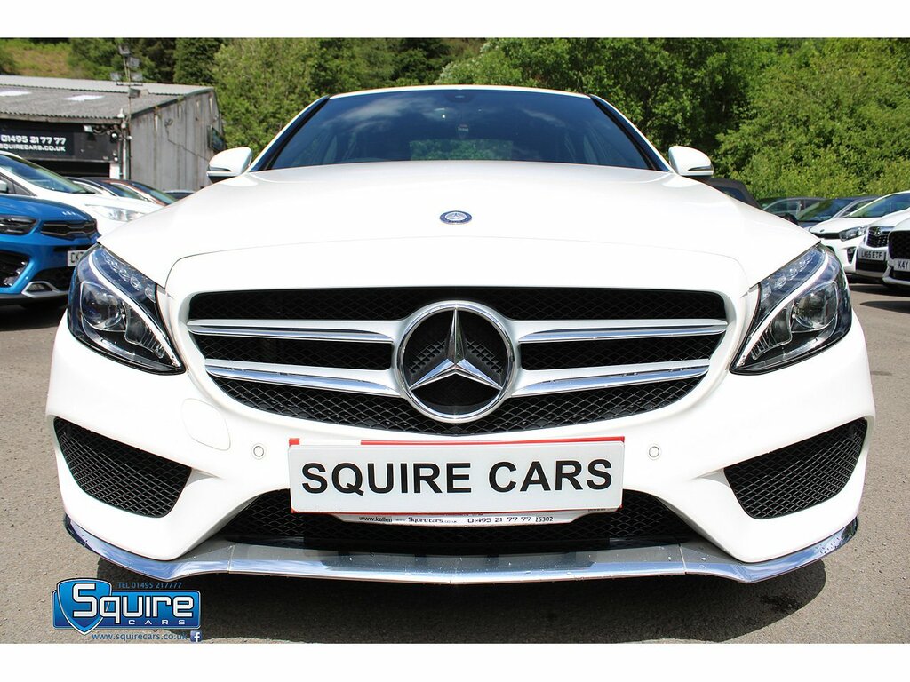 Mercedes-Benz C Class 2.1L Amg Line White #13