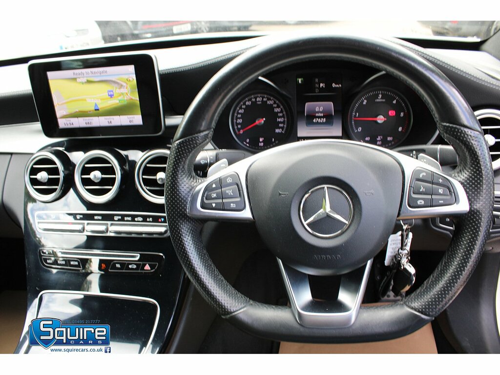 Mercedes-Benz C Class 2.1L Amg Line White #10
