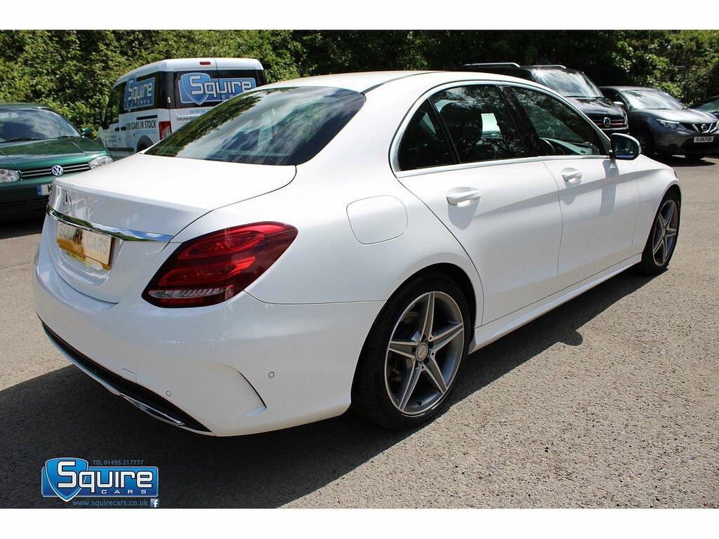 Mercedes-Benz C Class 2.1L Amg Line White #7