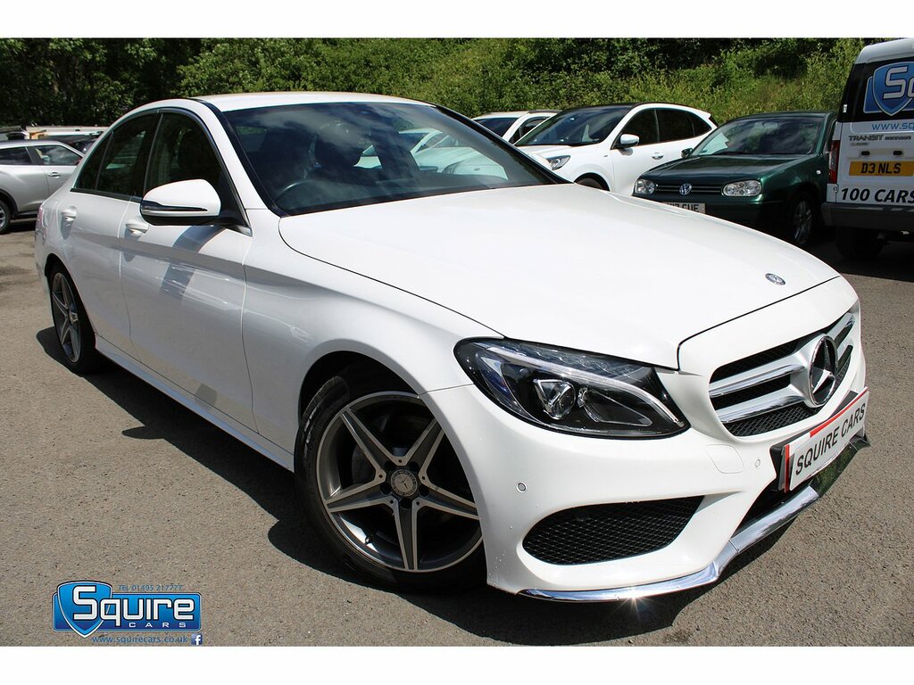 Mercedes-Benz C Class C220d Amg Line U1583 Ulez White
