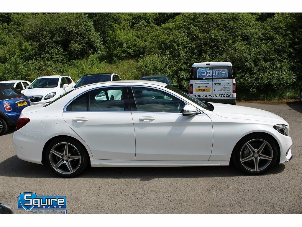 Mercedes-Benz C Class 2.1L Amg Line White #11
