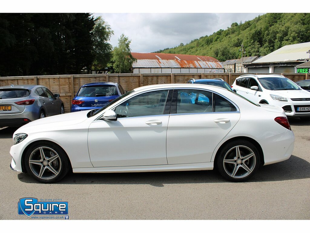 Mercedes-Benz C Class 2.1L Amg Line White #9