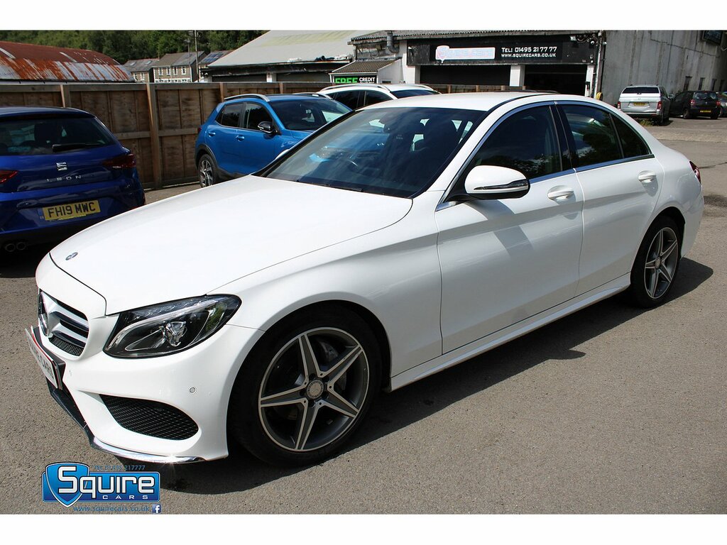 Mercedes-Benz C Class C220d Amg Line U1583 Ulez White #3