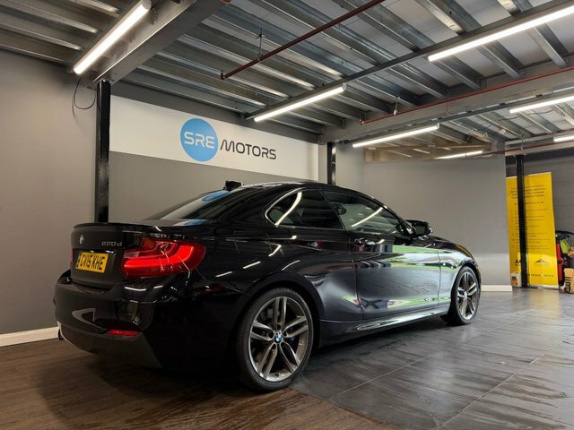 BMW 2 Series Gran Coupe 2015 2.0 220D M Sport Coupe Euro 6 Black #5