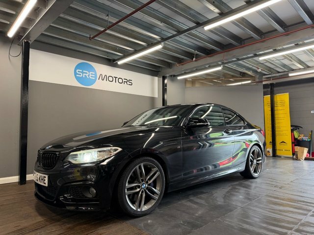 BMW 2 Series Gran Coupe 2015 2.0 220D M Sport Coupe Euro 6 Black #2