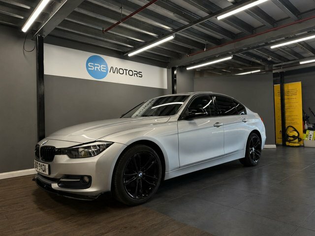 BMW 3 Series 2015 2.0 318D Sport Saloon Euro Silver #2