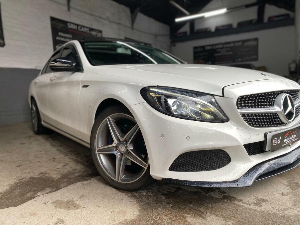 Mercedes-Benz C Class Saloon 2.1 C220d Sport Premium 7G-tronic Euro 6 White