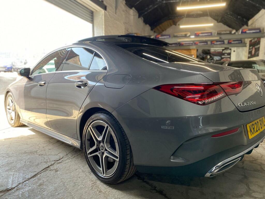 Mercedes-Benz CLA Class Saloon 2.0 Cla220d Amg Line Premium Plus 2 Coupe KR20BYL Grey #4