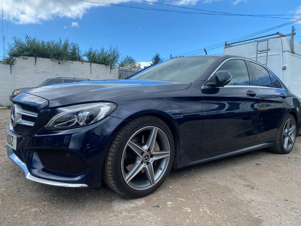 Mercedes-Benz C Class 2.1 C220d Amg Line G-tronic Euro 6 Ss Blue #2