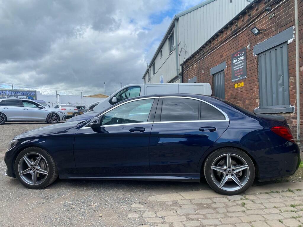 Mercedes-Benz C Class 2.1 C220d Amg Line G-tronic Euro 6 Ss Blue #3