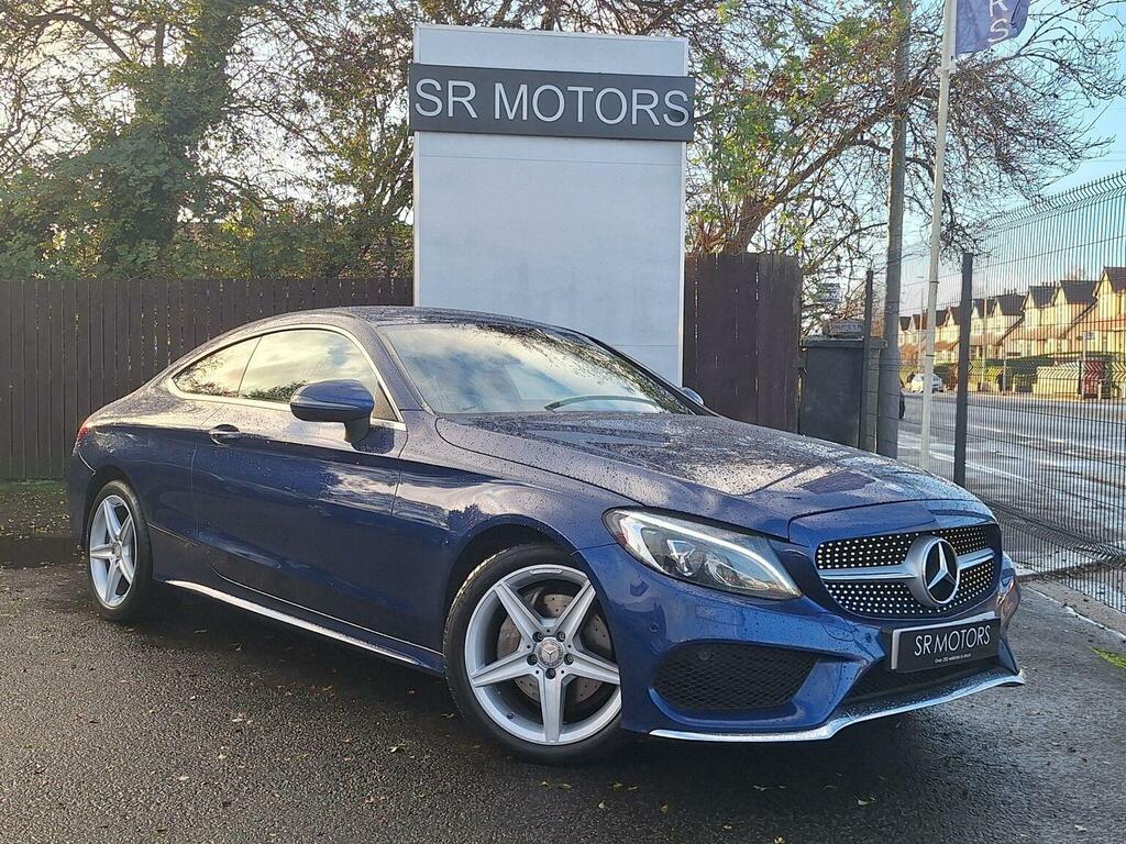 Mercedes-Benz C Class Coupe 2.1 C220d Amg Line Euro 6 Ss 201666 Blue