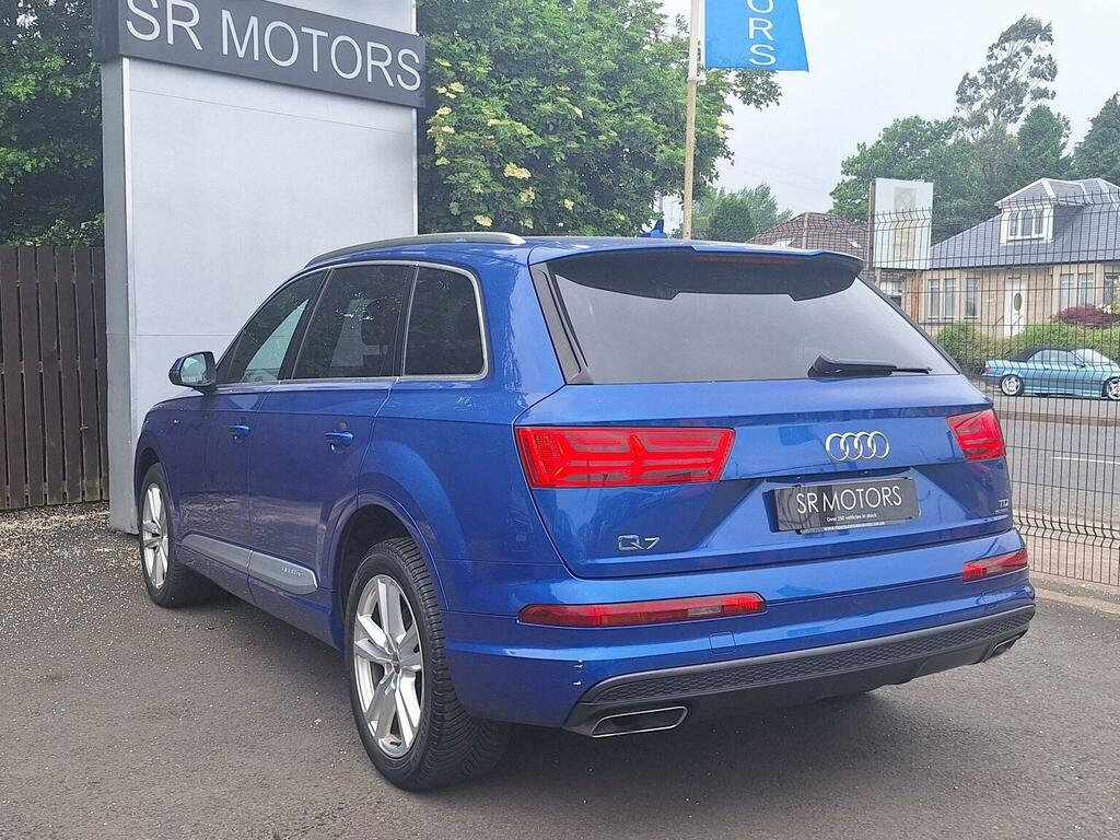 Audi Q7 Suv 3.0 Tdi V6 S Line Tiptronic Quattro Euro 6 S LX67JYW Blue #4