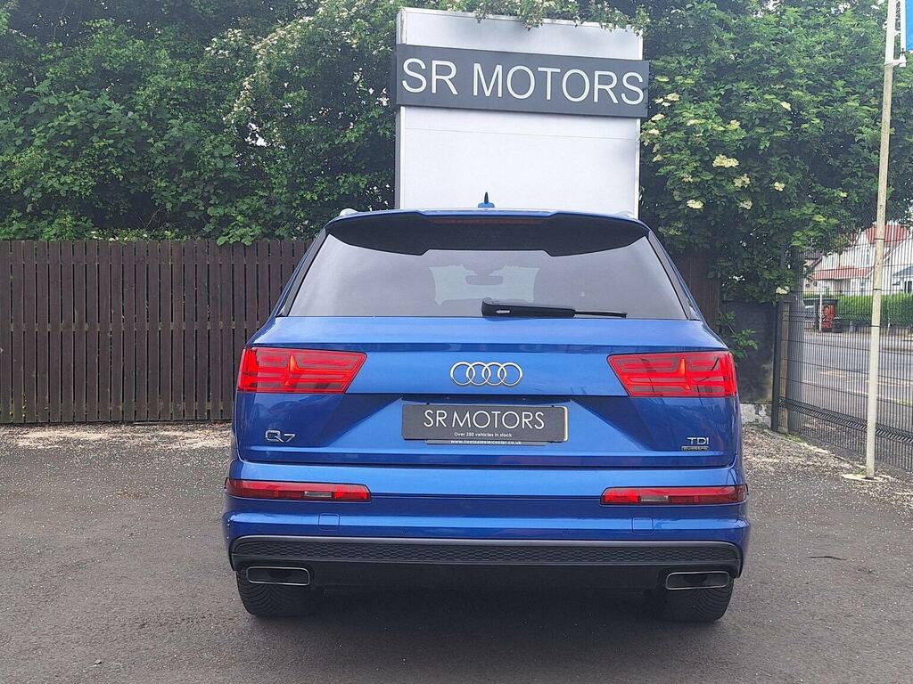 Audi Q7 Suv 3.0 Tdi V6 S Line Tiptronic Quattro Euro 6 S LX67JYW Blue #5