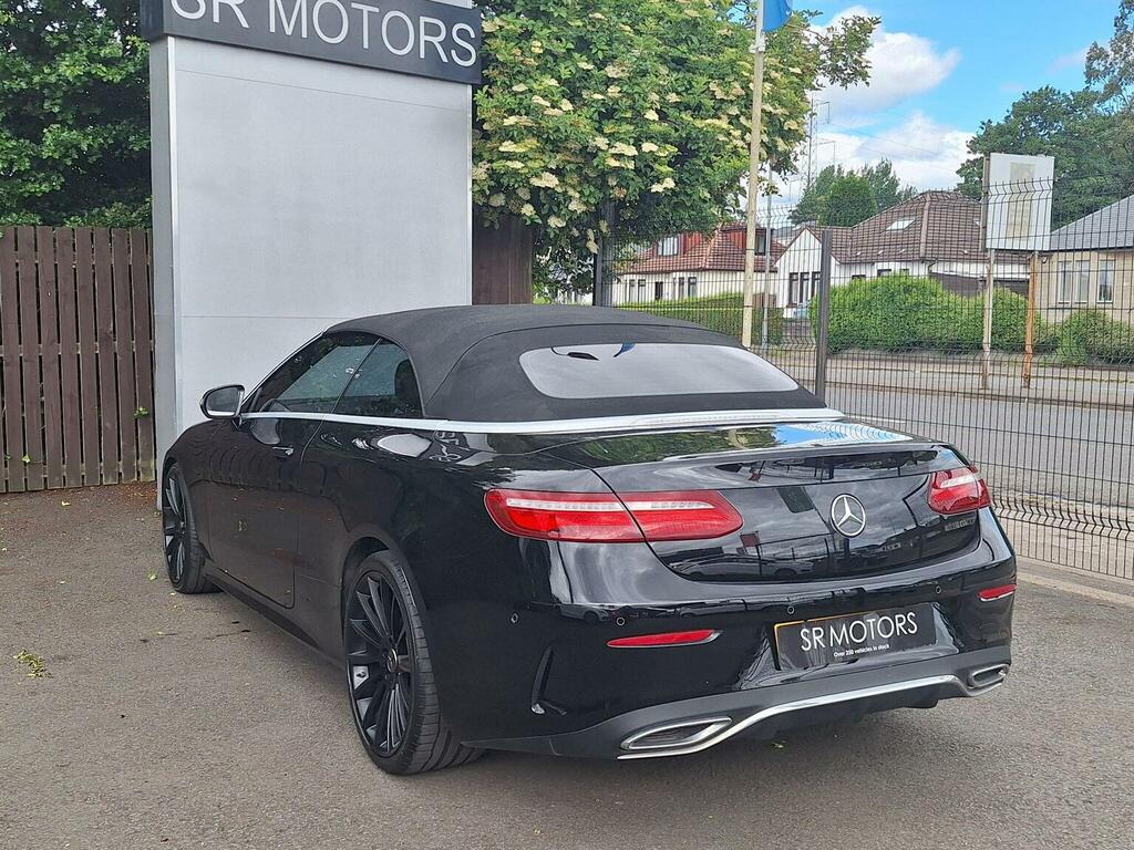 Mercedes-Benz E Class Convertible 2.0 E220d Amg Line Cabriolet G-tronic EX67ESS Black #4