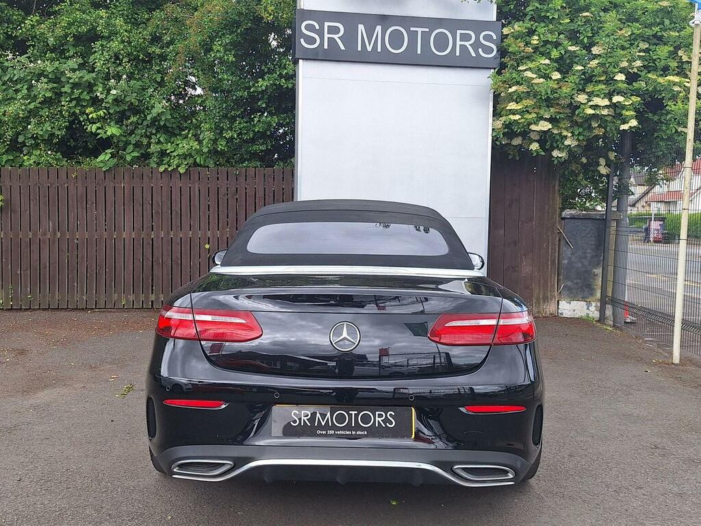 Mercedes-Benz E Class Convertible 2.0 E220d Amg Line Cabriolet G-tronic EX67ESS Black #5