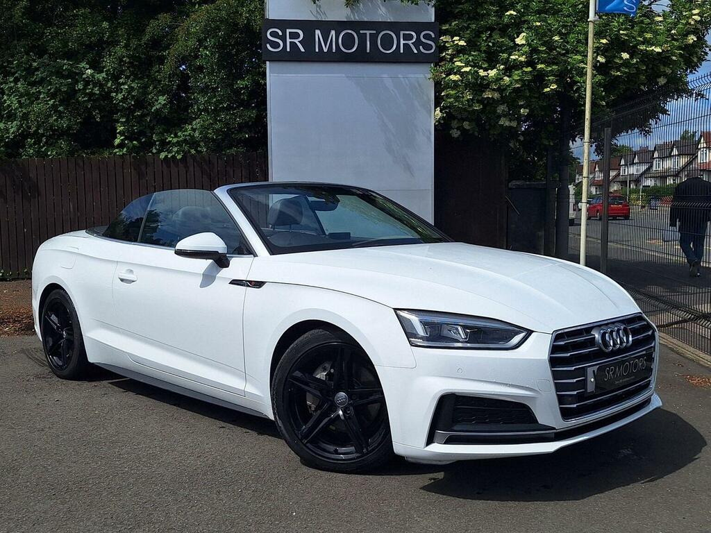 Audi A5 Convertible 2.0 Tdi S Line S Tronic Euro 6 Ss 2 White